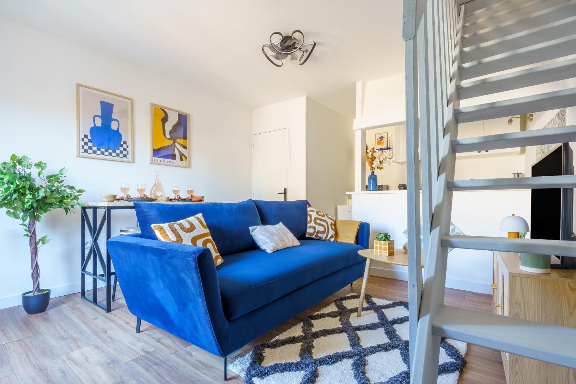 Maisonnette Bleu Horizon Avec Jardin - 2Min Gare - Serenito Homes Saint-Just-en-Chaussee Bagian luar foto