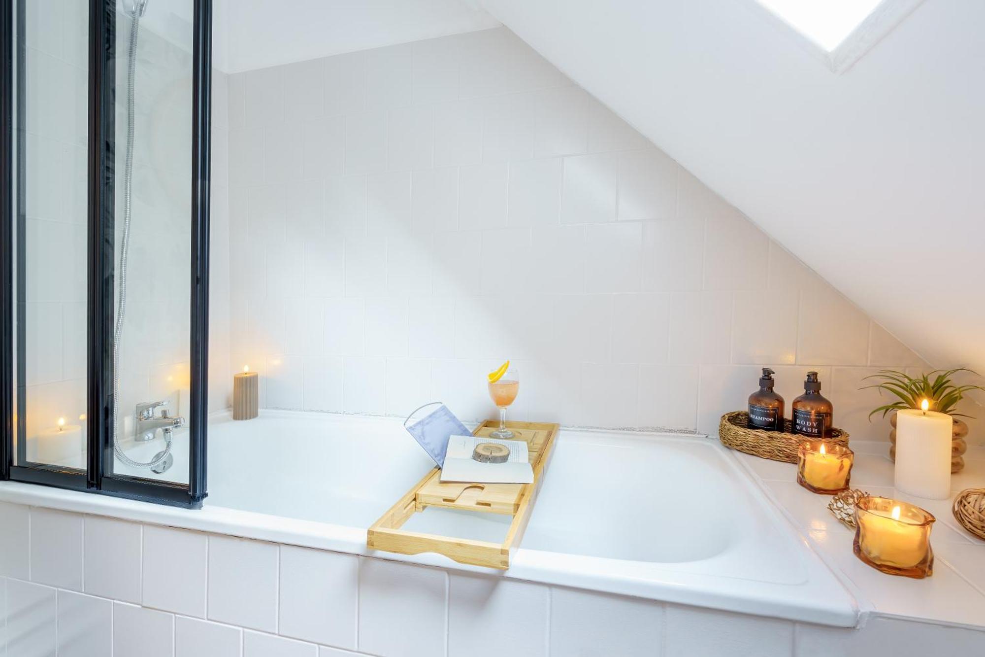 Maisonnette Bleu Horizon Avec Jardin - 2Min Gare - Serenito Homes Saint-Just-en-Chaussee Bagian luar foto