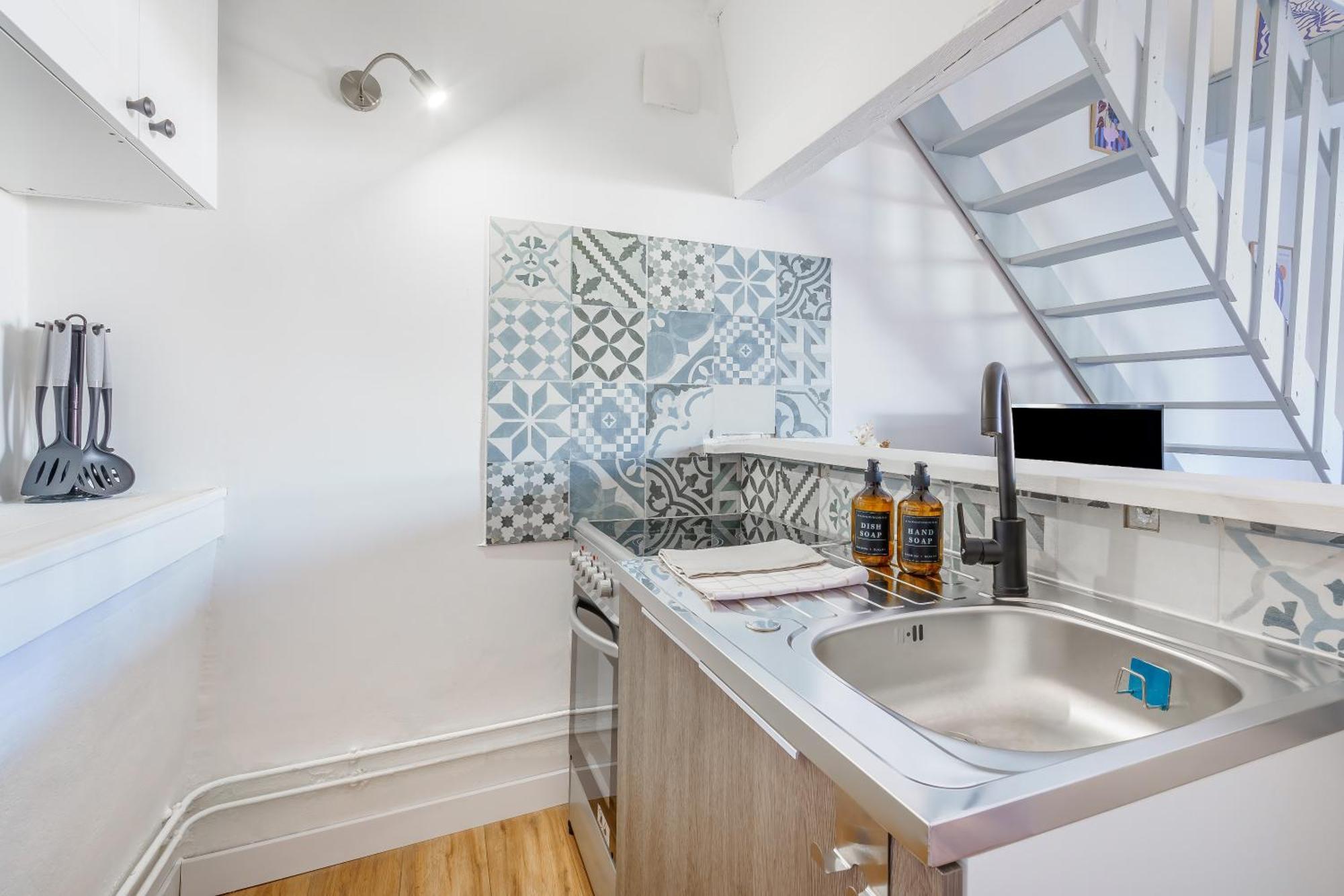 Maisonnette Bleu Horizon Avec Jardin - 2Min Gare - Serenito Homes Saint-Just-en-Chaussee Bagian luar foto