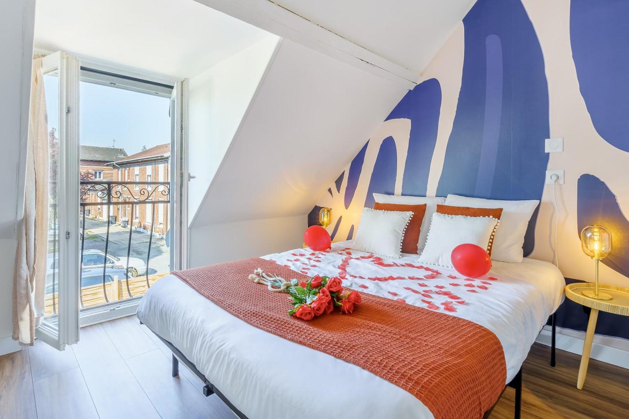 Maisonnette Bleu Horizon Avec Jardin - 2Min Gare - Serenito Homes Saint-Just-en-Chaussee Bagian luar foto